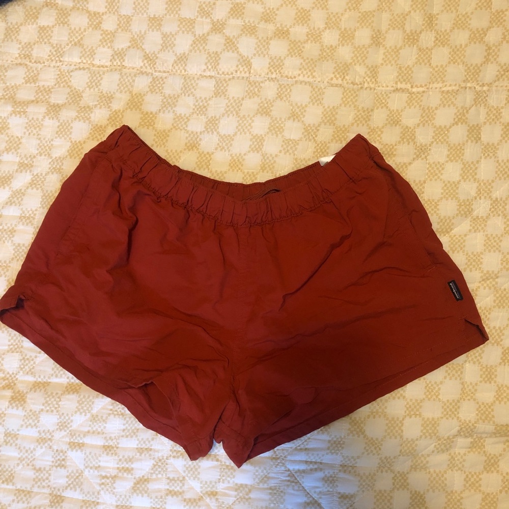 Barely Baggies- burnt orange/red.